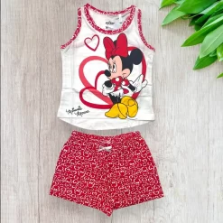 Completo Disney Minnie 100% Cotone
