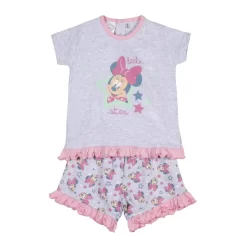 Pigiama Corto 100% Cotone Disney Minnie