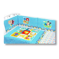 Completo Trapunta Lettino Con Paracolpi Disney