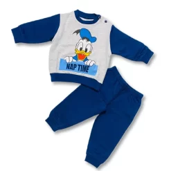 Disney Pigiama In Felpa Invernale Paperino