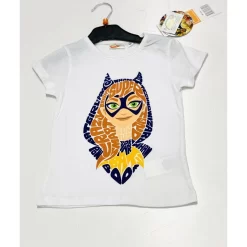 Disney T-shirt BatGirl 4/10 Anni 100% Cotone