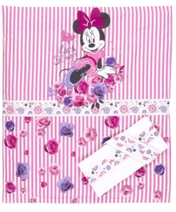 Trapunta Disney Carrozzina Sfoderabile + Lenzuolo E Federe 75x90 Cm